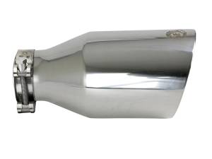 aFe - aFe MACH Force-Xp Universal Exhaust Tip 2-1/2 IN Inlet x 4-1/2 IN Outlet x 9 IN L 49T25454-P091 - Image 2