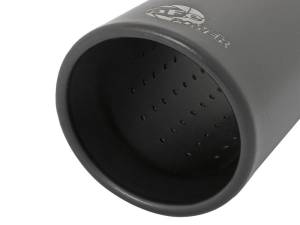aFe - aFe MACH Force-Xp 409 Stainless Steel Clamp-on Exhaust Tip 3in Inlet 4in Outlet - Black 49T30404-B121 - Image 3