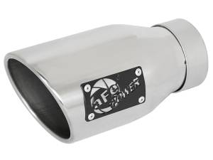 aFe - aFe MACH Force-Xp Universal Exhaust Tip 3 IN Inlet x 4-1/2 IN Outlet x 9 IN L- Polished Tip 49T30452-P09 - Image 1