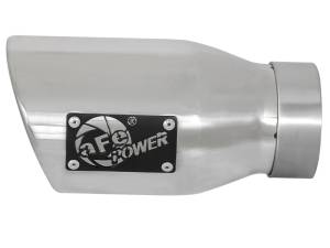 aFe - aFe MACH Force-Xp Universal Exhaust Tip 3 IN Inlet x 4-1/2 IN Outlet x 9 IN L- Polished Tip 49T30452-P09 - Image 2