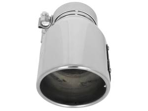 aFe - aFe MACH Force-Xp Universal Exhaust Tip 3 IN Inlet x 4-1/2 IN Outlet x 9 IN L- Polished Tip 49T30452-P09 - Image 3