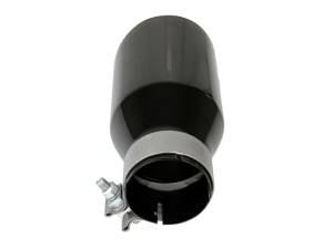aFe - aFe MACH Force-Xp Universal Exhaust Tip 3 IN Inlet x 4-1/2 IN Outlet x 9 IN L- Black Tip 49T30454-B093 - Image 4