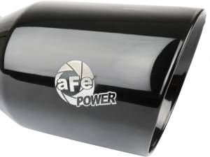 aFe - aFe MACH Force-Xp Universal Exhaust Tip 3 IN Inlet x 4-1/2 IN Outlet x 9 IN L- Black Tip 49T30454-B093 - Image 5