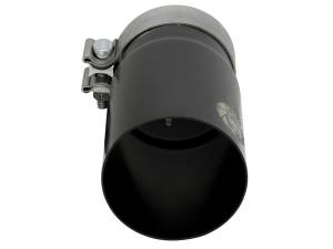 aFe - aFe MACH Force-Xp Universal Exhaust Tip 3-1/2 IN Inlet x 4 IN Outlet x 7 IN L Black Right Side Exit 49T35404-B07 - Image 3