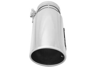 aFe - aFe MACHForce-XP 304 Stainless Steel Polished Exhaust Tip 3.5in x 4.5in Out x 12in L Clamp-On 49T35456-P12 - Image 4
