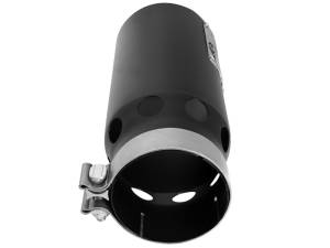 aFe - aFe SATURN 4S 4in SS Intercooled Exhaust Tip - Black 4in In x 5in Out x 12in L Bolt-On 49T40501-B122 - Image 4