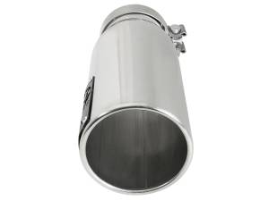 aFe - aFe SATURN 4S 4in SS Intercooled Exhaust Tip - Polished 4in In x 5in Out x 12in L Bolt-On 49T40501-P122 - Image 3