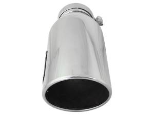 aFe - aFe MACH Force-XP 304 SS Single Wall Polished Exhaust Tip Pair 4in Inlet x 6in Outlet x 15in L 49T40606-P15 - Image 4