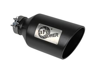 aFe Power MACH Force-Xp 409 Stainless Steel Clamp-on Exhaust Tip Black 49T40801-B15