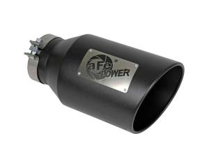 aFe - aFe Power Universal 5in Inlet 8in Outlet MACH Force-XP Clamp-On Exhaust Tip - Black 49T50801-B15 - Image 1