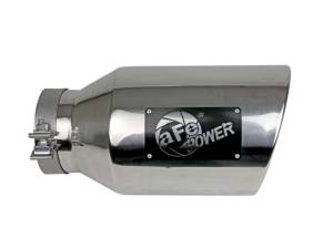 aFe - aFe Power Universal 5in Inlet 8in Outlet MACH Force-XP Clamp-On Exhaust Tip - Polished 49T50801-P15 - Image 2