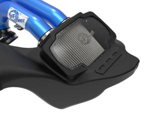 aFe - aFe 21-22 Ford F-150 Raptor V6-3.5L(tt) Momentum XP Cold Air Intake System Blue w/ Pro Dry S Filter 50-30072DL - Image 2