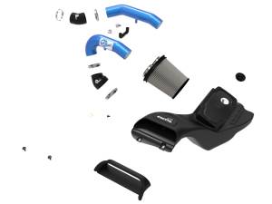aFe - aFe 21-22 Ford F-150 Raptor V6-3.5L(tt) Momentum XP Cold Air Intake System Blue w/ Pro Dry S Filter 50-30072DL - Image 4