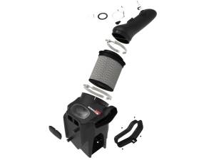 aFe - aFe 20-24 Ford Diesel Trucks V8-6.7L (td) Momentum HD Cold Air Intake System w/ Pro DRY S Filter 50-70007D-1 - Image 3