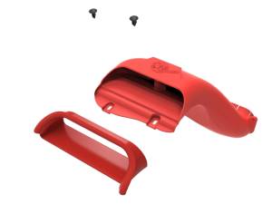 aFe - aFe Rapid Induction Dynamic Air Scoop 2021+ Ford F-150V6/V8 - Red 52-10010SR - Image 4