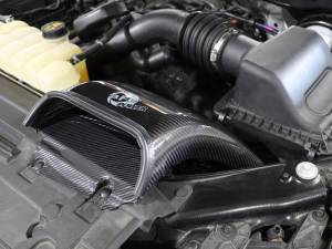 aFe - aFe Quantum Cold Air Intake System Scoop 18-20 Ford F150 EcoBoost V6-3.5L/2.7L - Carbon Fiber 53-10008SC - Image 2