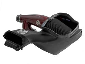 aFe - aFe 17-24 Ford F-150 Track Series Red Kevlar Carbon Fiber C/A Intake System w/Black Pro 5R Filter 57-10031KR - Image 1