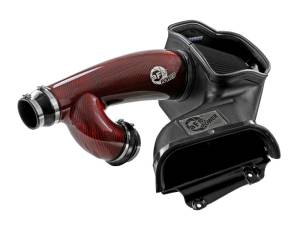 aFe - aFe 17-24 Ford F-150 Track Series Red Kevlar Carbon Fiber C/A Intake System w/Black Pro 5R Filter 57-10031KR - Image 4