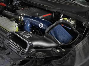 aFe - aFe 17-24 Ford F-150 Track Series Blue Kevlar Carbon Fiber C/A Intake System w/Black Pro 5R Filter 57-10031RL - Image 2
