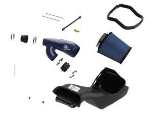 aFe - aFe 17-24 Ford F-150 Track Series Blue Kevlar Carbon Fiber C/A Intake System w/Black Pro 5R Filter 57-10031RL - Image 3