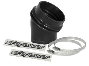 aFe Magnum FORCE Intake Coupling Kit (3 IN ID to 2-1/2 IN ID x 35 Deg.) Elbow Coupler - Black 59-00089