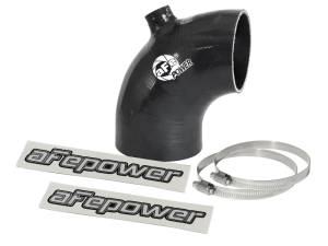 aFe Magnum FORCE Intake Coupling Kit (3-1/8IN ID to 2-3/4IN ID x 90 Deg) Elbow Coupler w/ Port Black 59-00106