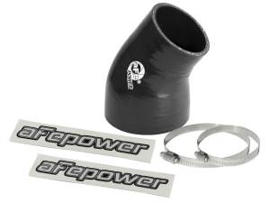 aFe Magnum FORCE Intake Coupling Kit (3 IN ID to 2-1/4 IN ID x 35 Deg.) Elbow Coupler - Black 59-00117