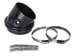 aFe Magnum FORCE Intake Coupling Kit (4-3/8 IN ID to 3-7/8 IN x 30 Deg.) Elbow Coupler - Black 59-00123