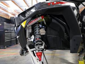 aFe - aFe 14-16 Polaris RZR 925/1000cc Sway-A-Way 2.5 Front Coilover Kit w/ Remote Reservoirs and Comp Adj 851-5600-01-CA - Image 2