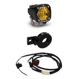 Baja Designs S1 Wide Cornering Electric Start Pit Bike LED Light - Amber 387003
