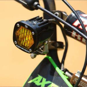 Baja Designs - Baja Designs S1 Wide Cornering Electric Start Pit Bike LED Light - Amber 387003 - Image 2