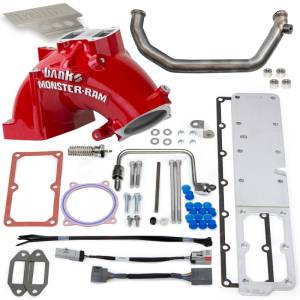 Banks Power - Banks Power 07.5-12 Ram Cab Chassis 6.7L Diesel Monster-Ram Intake System w/Fuel Line - Red 42806-R - Image 3