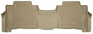 Husky Liners - Husky Liners 13-16 Lexus LX570 / 13-16 Toyota Land Cruiser WeatherBeater 2nd Row Tan Floor Liners 14093HUL - Image 1