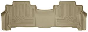 Husky Liners - Husky Liners 13-16 Lexus LX570 / 13-16 Toyota Land Cruiser WeatherBeater 2nd Row Tan Floor Liners 14093HUL - Image 2