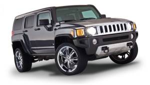 Husky Liners - Husky Liners 06-10 Hummer H3 OE Style Black Fender Flares - 4pc 28015900 - Image 2