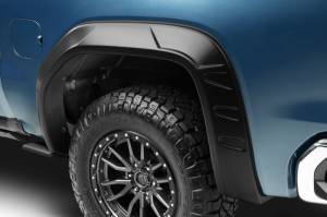 Husky Liners - Husky Liners 19-24 GMC Sierra 1500 (69.9/79.4in. Bed) DRT Style Fender Flares (Smooth) 4pc - Blk 2804946 - Image 4