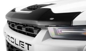 Husky Liners - Husky Liners 14-18 GMC Sierra 1500 Aeroskin Hood Protector - Smoke 2842075 - Image 2