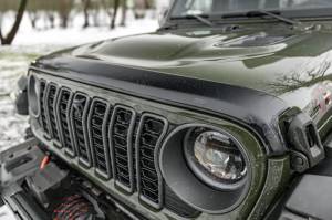 Husky Liners - Husky Liners 18-24 Jeep Wrangler JL/JLU & 20-24 Gladiator Aeroskin Hood Protector - Smoke 2842156 - Image 3