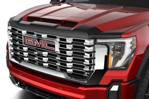 Husky Liners - Husky Liners 2024 GMC Sierra 2500/3500HD Aeroskin Hood Protector - Smoke 2842285 - Image 2