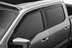 Husky Liners - Husky Liners 15-24 Ford F-150 (Incl. Raptor/Lightning) Ventvisor Low Profile (4pc) - Smoke 2854044 - Image 1