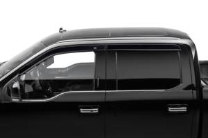 Husky Liners - Husky Liners 15-24 Ford F-150 (Incl. Raptor/Lightning) Ventvisor Low Profile (4pc) - Smoke 2854044 - Image 9