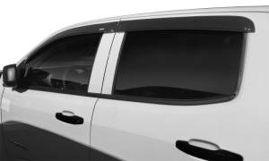 Husky Liners - Husky Liners 15-24 Chevrolet Colorado/GMC Canyon CC Ventvisor Low Profile (4pc) - Smoke 2854049 - Image 1