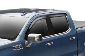 Husky Liners - Husky Liners 19-24 Chevrolet Silverado/GMC Sierra 1500 CC Ventvisor Low Profile (4pc) - Smoke 2854075 - Image 1