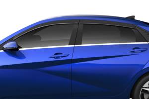 Husky Liners - Husky Liners 21-24 Hyundai Elantra Ventvisor Low Profile (4pc) - Smoke 2854118 - Image 4