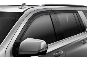 Husky Liners - Husky Liners 17-24 Nissan Titan CC/16-24 Nissan Titan XD CC Ventvisor Low Profile 4pc - Matte Black 2857074 - Image 1