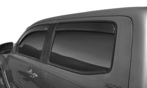 Husky Liners - Husky Liners 16-23 Toyota Tacoma DC In-Channel Mount Ventvisor Low Profile (4pc) - Smoke 2864036 - Image 1