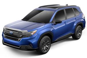 Husky Liners - Husky Liners 2025 Subaru Forester Aeroskin Hood Protector - Chrome 2892240 - Image 3