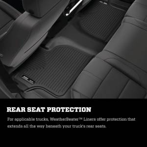 Husky Liners - Husky Liners 23-24 Toyota Sequoia WeatherBeater Front & Second Row Floor Liners - Black 95281 - Image 3