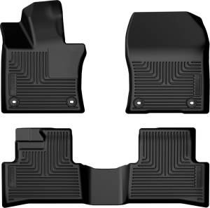 Husky Liners - Husky Liners 19-22 Lexus UX200/2025 UX300H Weatherbeater Front & 2nd Seat Floorliner (3pc Set) - Blk 95991 - Image 2
