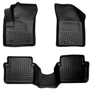 Husky Liners - Husky Liners 11-12 Dodge Avenger/Chrysler 200 WeatherBeater Combo Black Floor Liners 98091 - Image 2